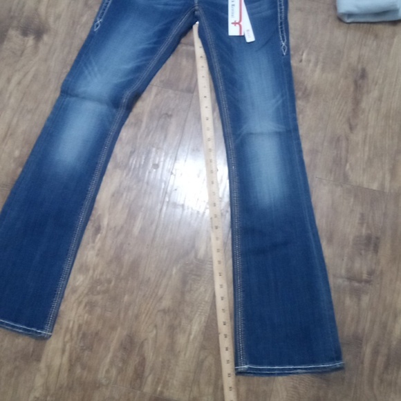 Rock Revival NWT Women's 26 Bootcut Cameron Bejeweled Rhinestones - Picture 12 of 13